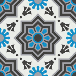 Encaustic cement tile ISLA MT1131-4tiles