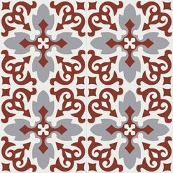 Encaustic cement tile MYRA MT186 - 4 tiles