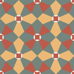 Encaustic cement tile AISHA MT580 - 4tiles