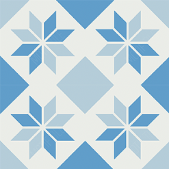 Encaustic cement tile KAYLA MT278 - 4 tiles